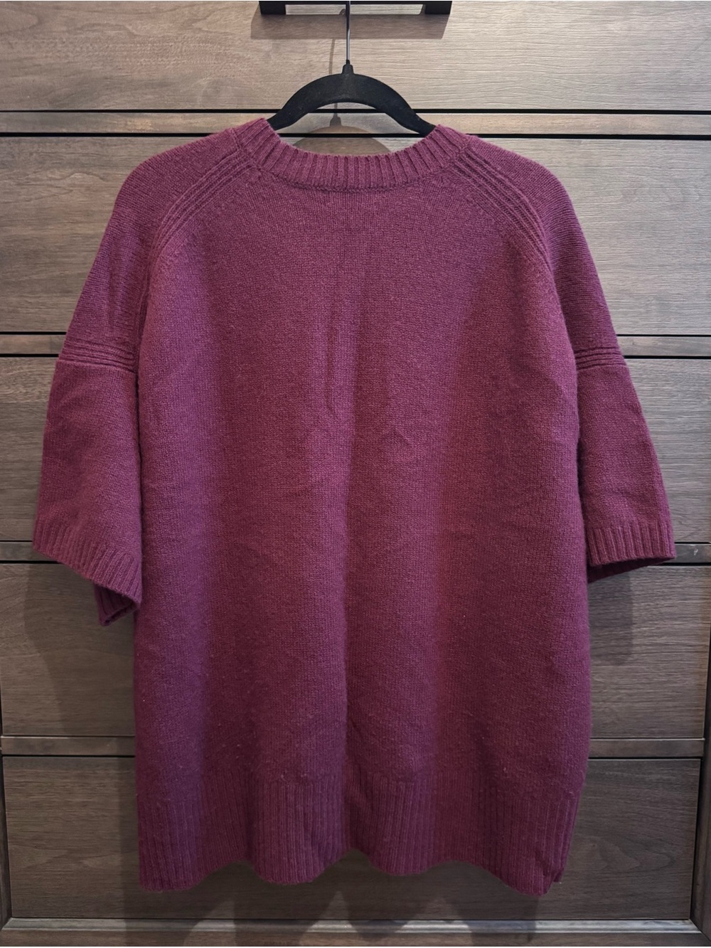 J.Crew Women’s Oversized Sweater Tee in 100% Wool - Picture 2 of 4
